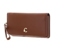 COCCINELLE C-Me Envelopes Grained Leather Cognac