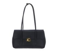 COCCINELLE C-Me Lock Handbag Grained Leather Noir