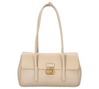 COCCINELLE C-Me Lock Handbag Grained Leather Sandshell