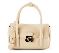 Coccinelle Leder Umhängetasche Handtasche C-Me Lock Mini Bag Grained Leather Sandshell beige