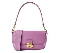 Coccinelle C-Me Lock Schultertasche Leder 24 cm rosa