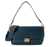 Coccinelle C-Me Lock Schultertasche Leder 29 cm blau