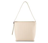 Coccinelle C-Me Lock Schultertasche Leder 29 cm weiss