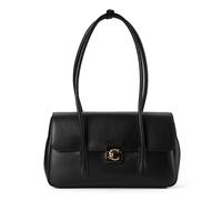 COCCINELLE C-Me Lock Handbag Grained Leather Noir
