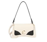 Coccinelle Me Schultertasche Leder 27 cm blanco-noir (TAS025171)