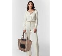 Coccinelle Canvas Tote Bag In Beige Größe: OS | Tote Bags Outlet | Damen | Braun