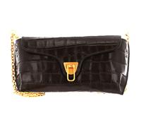 COCCINELLE Coccinelle Beat Croco Handbag Shiny Soft Bark