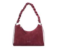 Coccinelle Boheme Suede Schultertasche dunkelrot, Rauleder, Damen