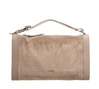 Coccinelle Elinor Suede Beuteltasche taupe, Rauleder, Damen