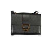 Coccinelle Damen schwarze Lederhandtasche Einheitsgröße