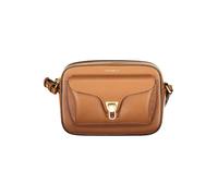 Coccinelle Leder Umhängetasche Beat Soft Camera Bag Cognac braun