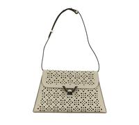 COCCINELLE Dew Cow Perforation Handbag Blanco