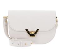 COCCINELLE Dew Crossbody Grained Leather Blanco