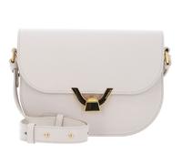 COCCINELLE Dew Crossbody Grained Leather Lambskin White