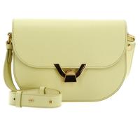 COCCINELLE Dew Crossbody Grained Leather Lime Wash