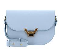 COCCINELLE Dew Crossbody Grained Leather Mist Blue