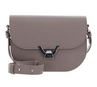 COCCINELLE Dew Crossbody Grained Leather Warm Taupe