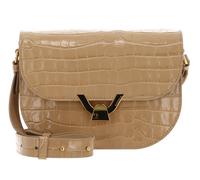 COCCINELLE Dew Crossbody Shiny Soft Croco Print Leather Fresh Beige