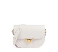 Coccinelle Dew Umhängetasche weiß, genarbtes Leder, Damen
