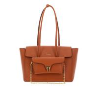 COCCINELLE Double Beat Grained Leather Handbag Crab