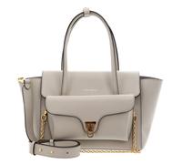 COCCINELLE Double Beat Grained Leather Handbag Eucalipto