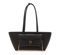 COCCINELLE Double Beat Grained Leather Handbag Fango