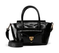 Coccinelle Double Beat Handtasche Leder 29 cm schwarz