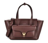 Coccinelle Double Beat Schultertasche Leder 31 cm rot