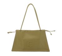 Coccinelle Leder Schultertasche Dulse Shoulderbag Seagrass khaki