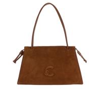 COCCINELLE Dulse Suede Shoulderbag Cognac / Cognac
