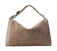 Coccinelle Elinor Suede Beuteltasche taupe, Rauleder, Damen