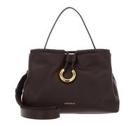 COCCINELLE Elisbet Smooth Leather Handbag Brunette