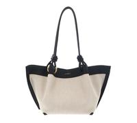 COCCINELLE Finn Canvas Handbag Natural / Noir