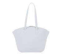 COCCINELLE Flare Shoulder Bag Grained Leather Brillant White