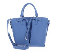 COCCINELLE Flores Handbag Grained Leather M Azul