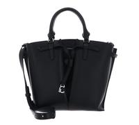 COCCINELLE Flores Handbag Grained Leather M Noir