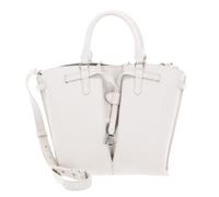 COCCINELLE Flores Handbag Grained Leather S Blanco