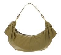 COCCINELLE Furoshiki Handbag puffy Smooth Leather Seagrass