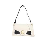 Coccinelle Me Schultertasche Leder 27 cm blanco-noir (TAS025171)