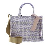 Coccinelle Handtasche Schultertasche Never Without Bag Monogra Handbag Jaquard Fabric Mul. Lavend/Lave mehrfarbig
