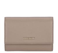 Coccinelle Hochkantbörse Damen Metallic Soft Wallet warm taupe