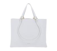 COCCINELLE Hop On Handbag Grained Leather Brillant White