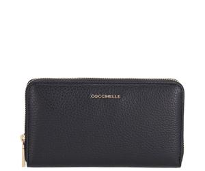 Coccinelle Langbörse Damen Metallic Soft Wallet 8CC noir