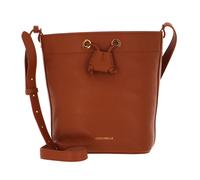 COCCINELLE Lea Shoulder Bag Grained Leather Caramel
