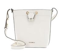 COCCINELLE Lea Shoulder Bag Grained Leather White