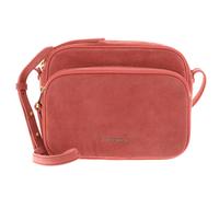 COCCINELLE Lea Suede Shoulder Bag Geranium