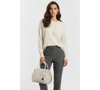 Coccinelle Leather Medium Satchel Bag In Cream Größe: OS | Handtaschen Outlet | Damen | Weiß