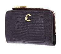 Coccinelle Leder Geldbörse C-Me Lizard Wallet Prune dunkelviolett