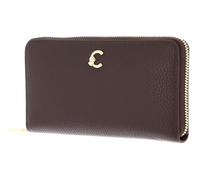 COCCINELLE C-Me Wallet Grained Leather Brunette