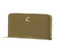 Coccinelle Leder Geldbörse C-Me Wallet Grained Leather Seagrass Khaki
